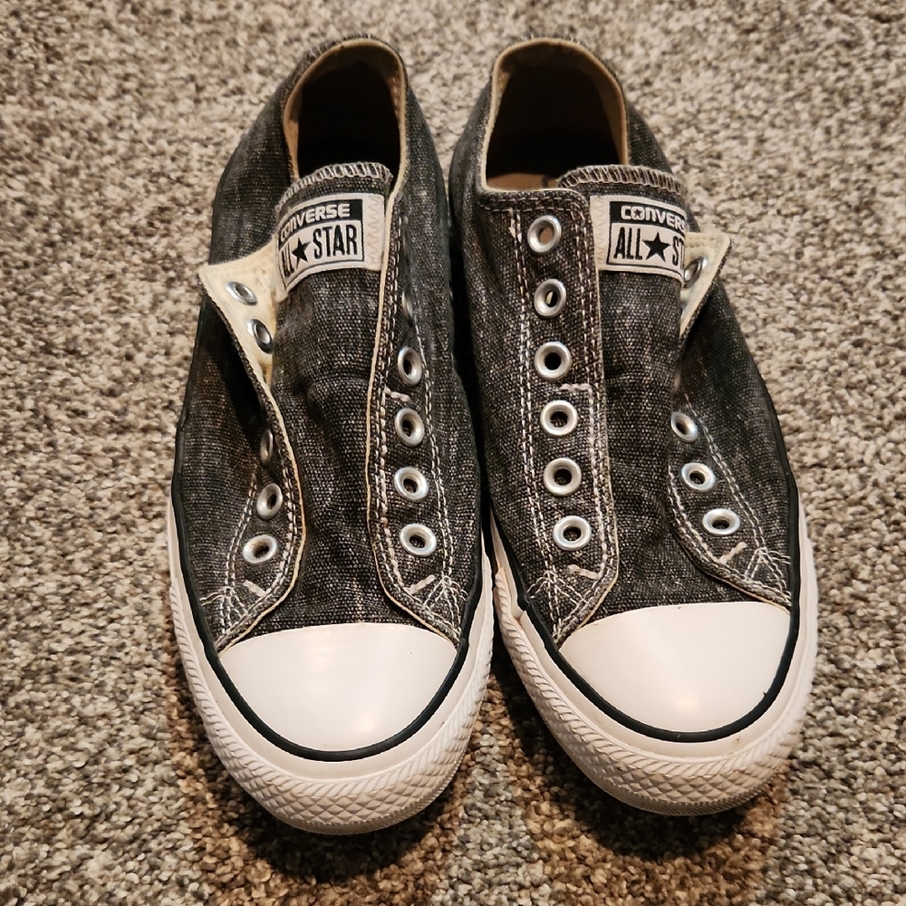 Converse All Star Charcoal Slip-On Shoes